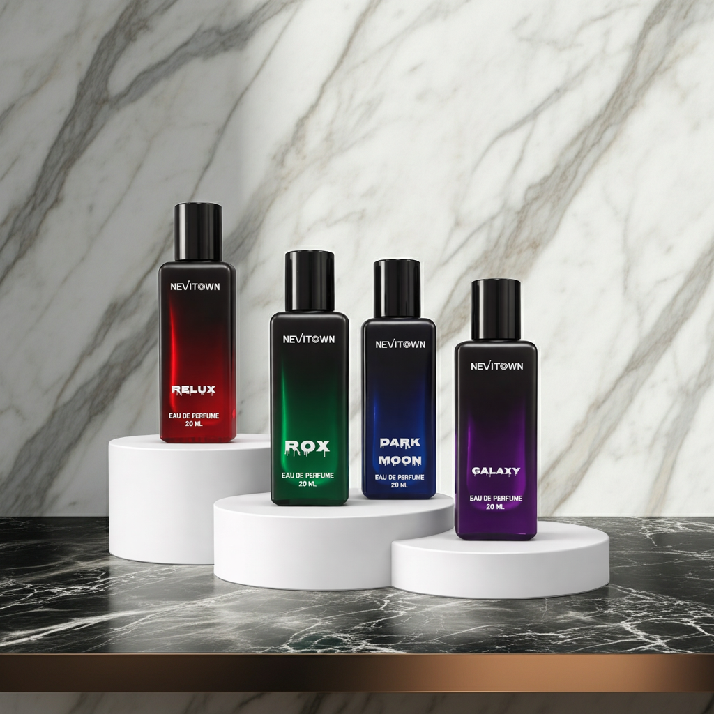 NEVITOWN Luxury Premium 4 in 1 Combo Perfume 20ml x 4 Long Lasting - UNISEX FRAGRANCE