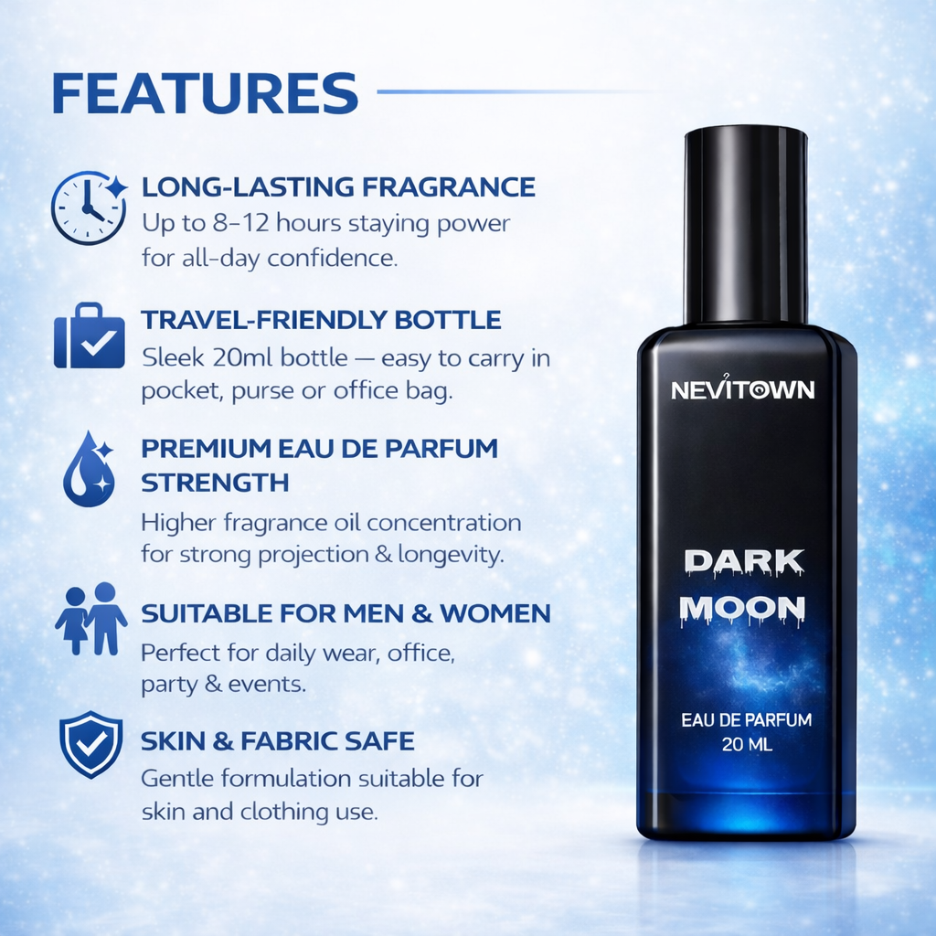 NEVITOWN DARK MOON  Parfum (20ml) Luxury Silent Secret - Premium